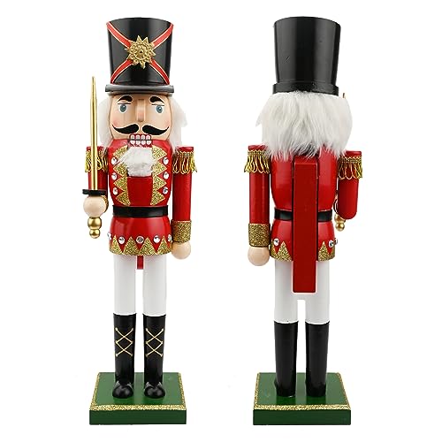 Jodsen Große Weihnachten Nussknacker Soldat Holz 38cm/15inchs...