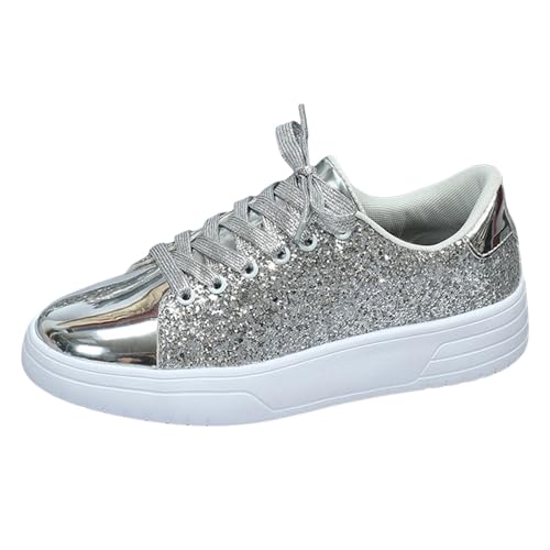 Baskets à paillettes scintillantes chaussures de spectacle ultra légères pour scène - 2