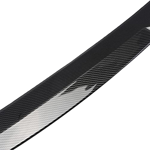 Rear Spoiler Wing Compatible with 2012-2018 BMW F30, 2014-2019 F80 M3,Carbon Fiber Style Trunk Spoiler Wing for 320i 325i 328i 330i 335i 340i 4-Door Sedan - Image 6