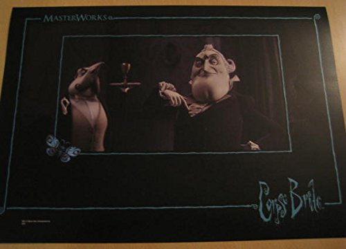 Affiche Corpse Bride lithographie 29,7X42 cm pour décoration murale