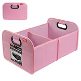 Auto Kofferraum Organizer 35L Faltbar Kofferraumtasche mit 2 Fächer & rutschfeste Unterseite, Stabil Wasserdicht 600D Oxford-Gewebe Kofferraumbox Autobox für Damen Herren