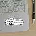 (3Pcs) with God All Things are Possible Sticker Christian Gifts Decorate Books Laptop Phone Water Bottles Kindles Stickers Tumbler Sticker Waterproof Vinyl Decorate 3