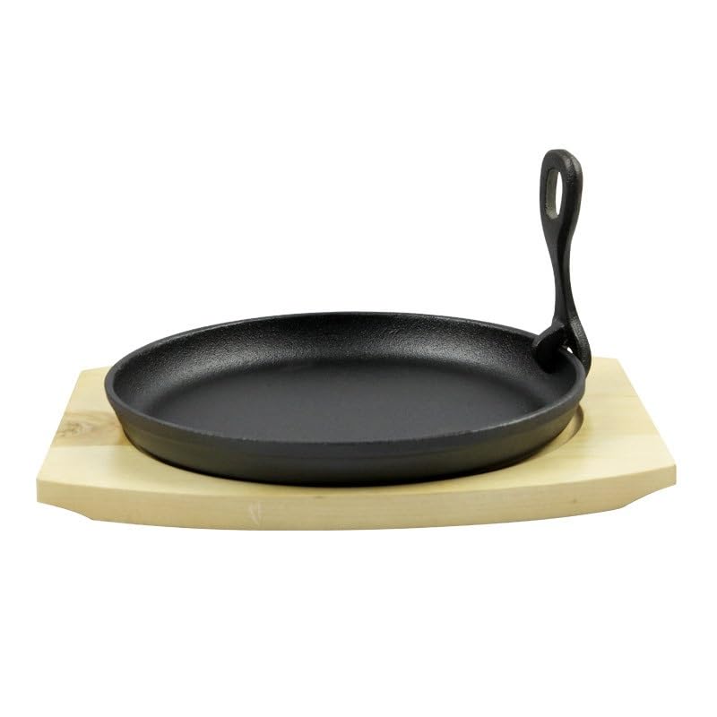 Sartén de hierro fundido olla para cocinar panqueques y tortilla chef 6