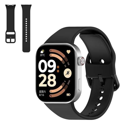 [HUKWIMO] For Redmi Watch 6 �o���h �R���p�`�u�� �����x�� �X�|�[�c�X�g���b�v �����x���g �X�|�[�c �V���J�Q�� �o�b�N���t�� �t�@�b�V���� ��� �j�����p �T�C�Y�����\ �אg �_�炩������C���ʋC���̃V���R���i�u���b�N�j