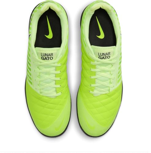 Nike Lunargato II Indoor/Court Low-Top Soccer Shoes (580456-012, Black/Volt)4