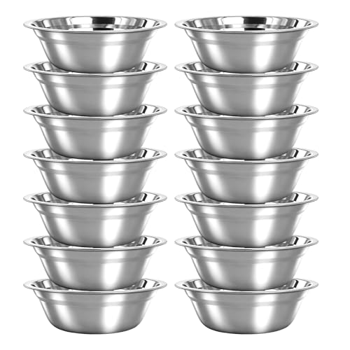 Set de 14 tazones de acero inoxidable para mezclar miniatura 1
