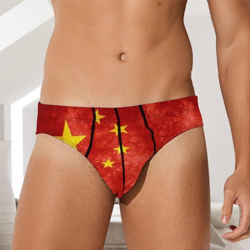 Zakqeik Mens Swim Brief Bikini Brazilian Flag Beach Athletic Swimwear Briefs Sports4