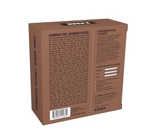 Ernie Ball Light Paradigm Phosphor Bronze Acoustic Guitar Strings, 2 Pack 11-52, Light 11-52, 2-Pack - Image 2