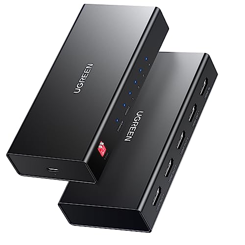 eSynic Splitter HDMI 4K Répartiteur HDMI 1 en 4 Sorties-Résolution 4K x