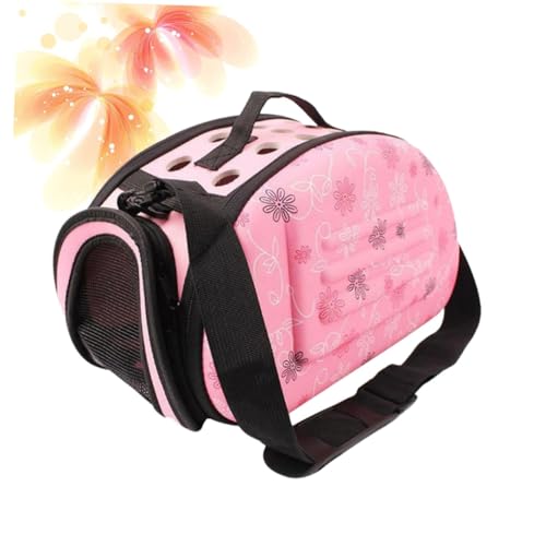 VICASKY Portable Pet Carrier Backpack for Small Dogs Stylish with Breathable Mesh Design for Outdoor Activities Small Pink Pet Travel Carrier