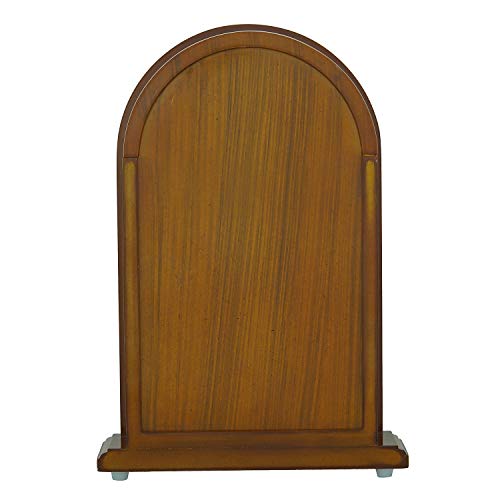 Image of CHRONIKLE Vertical Wooden Case Analog Pendulum Roman Numbers Table Clock for Office Desk Study Room Home Decorations Gifts (Size: 23 x 8 x 33.5 CM | Weight: 1240 Gram | Color: Brown)