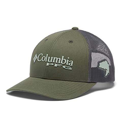 Image of Columbia Unisex Adult PFG Logo Mesh Ball Cap