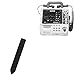 BoxWave Stylus Pouch Compatible with Mindray BeneHeart D60 - Stylus PortaPouch, Stylus Holder Carrier Portable Self-Adhesive - Jet Black