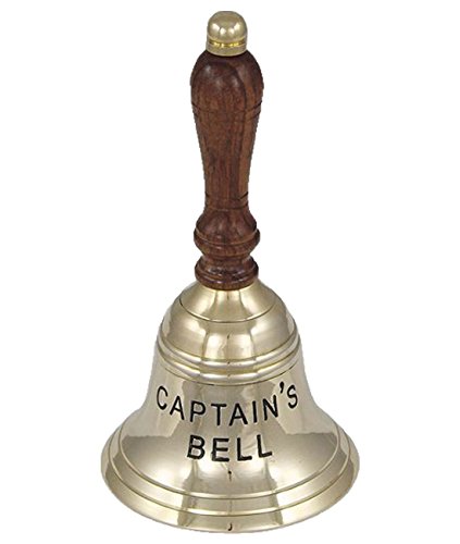 Mesa Campana Captain 's Bell Madera/latón Cover