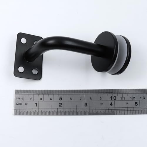 Soporte de pasamanos de vidrio para corregir desniveles de pared con base ajustable pack de 6 7