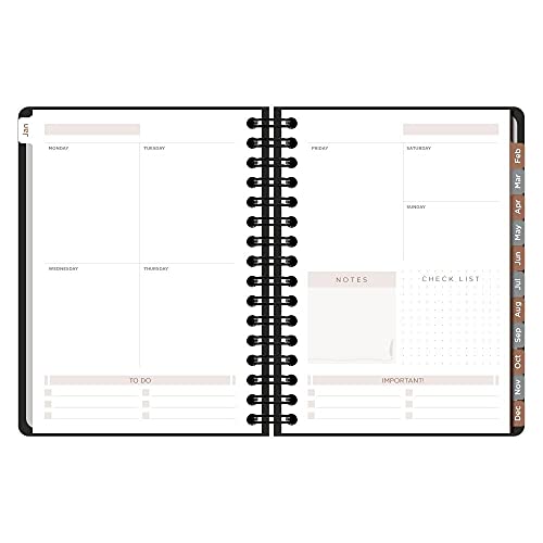 Agenda Planner Noir A5 Wire-o Traços 5836-4 Ótima UN PM