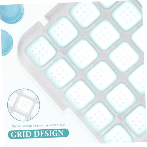 Molde para cubitos de hielo de silicona azul miniatura 2
