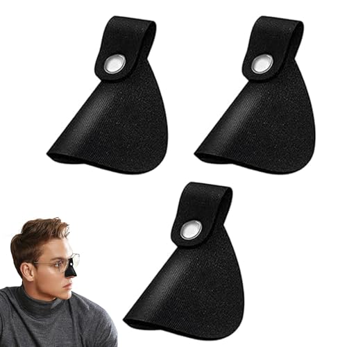 Hayaww 3 piezas de Protector de nariz protección solar flexible para la nariz protectores nasales para el sol + viento + protección UV Protección Nasal para Anteojos Protección Solar para Nariz (B)