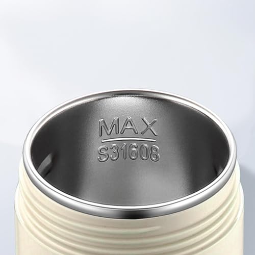 Tetera eléctrica portátil de acero inoxidable blanca miniatura 3