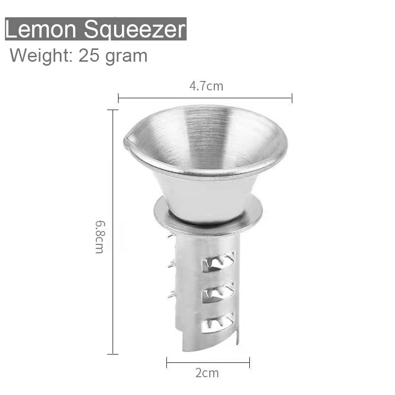 Stainless Steel Trumpet Lemon Citrus Juicer Reamer Trumpet Extractor - image 2