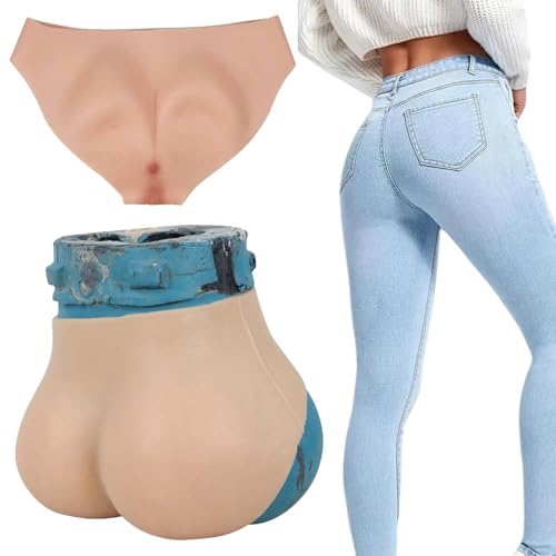 Culotte triangulaire en silicone pour rehausser les fesses de femmes travesties