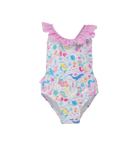 Image of Flap Happy Baby Girls' UPF 50+ Mindy Crossback Swimsuit