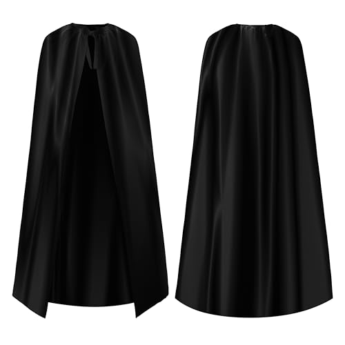 Spooktacular Creations Deluxe kostium peleryny wampira dla dorosłych (czarny) – idealny na Halloween i do odgrywania ról, M