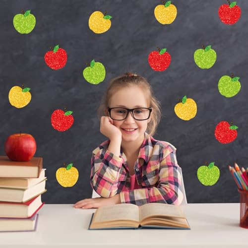 16 Imánes Decorativos de Manzana Rojo Amarillo Verde miniatura 5