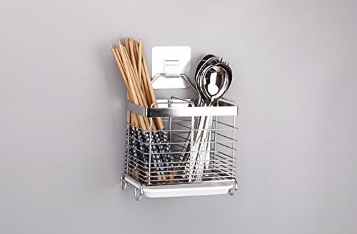 Miniatura 4 de Utensilios de cocina Estante de secado de acero inoxidable 304 Cuchara cuadrada Cuchillo Tenedor Caso Fregadero Cesta Organizador Soporte de