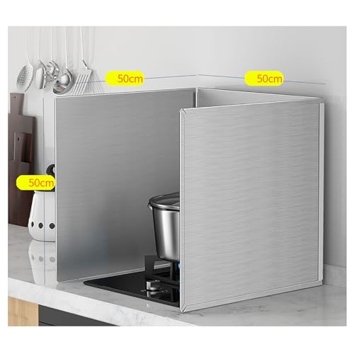 Protector contra salpicaduras de acero inoxidable, protector plegable contra salpicaduras de grasa y protección antisalpicaduras para protección de sartenes de cocina