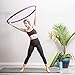 UNPARALLELED Adjustable Weighted Hula Hoop for Adults Weight Loss - Large Weighted Hula Hoops for Exercise - Weighted Hula Hoop for Women - Fitness Weighted Hula Hoops 3lb - Weighted Hoola Hoop