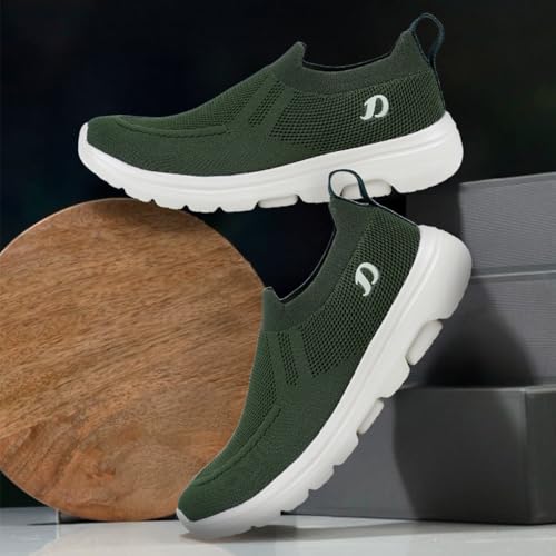 Image of DOCTOR EXTRA SOFT Men's Slip-On Sports Shoes | Memory Foam Cushioned Insole | Lightweight Running, Walking, Gym, Training & Casual Sneakers for Men & Boys | NEW-2008