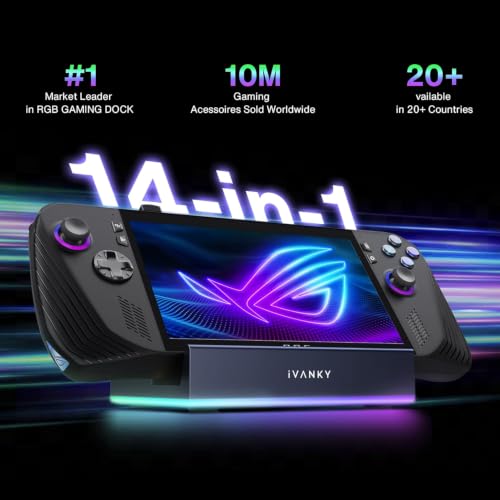 iVANKY 14-in-1 Docking Station 4k@120Hz for Steam Deck OLED/ROG Ally X & More - image 8