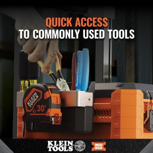 Klein Tools 54814MB MODbox Tool Carrier, Modular Tool Storage System Side Mounting Accessory, Easy One-Handed Attachment and Slim Profile - Image 3