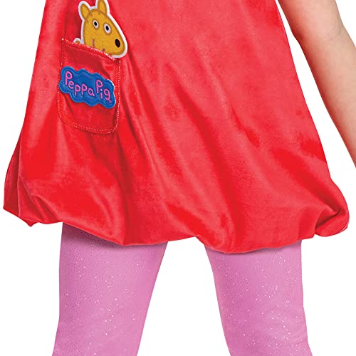 Disfraz Peppa Pig para Niñas, Oficial Deluxe, Talla 2T miniatura 4