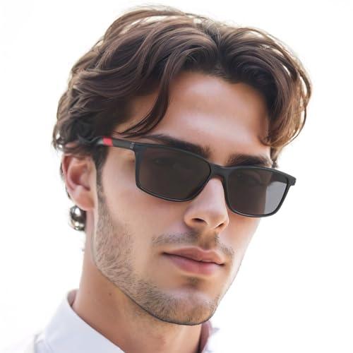 3 Pack Polarized Sunglasses for Men Big Head Double Color Sport UV Protection for Fishing Night Vision Driving3
