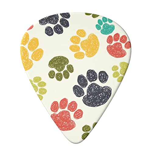 Ensemble de 6 médiators de guitare patte de chien coloré mignon pour guitare acoustique, guitare électrique, basse… - Les Beatles, Paul McCartney, John Lennon, RIngo Starr, George Harrison Ensemble de 6 médiators de guitare patte de chien coloré mignon pour guitare acoustique, guitare électrique, basse… – Image 4