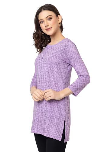 Image of Women Regular Fit Henley All Over Print T-Shirt (Combo of 2) | Small-5XL
