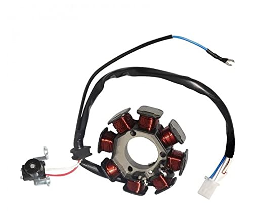 Alternador de Corriente válido para Yama-ha: YBR 125 (2010-2011-2012-2013) *Número de bobinas 8