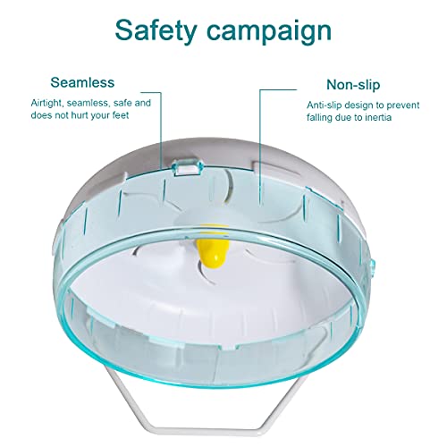 Aucks Silent Hamster Exercise Wheels 6.9 Inch Stand Silent Spinner For Hamster Gerbils, Mice，Other Small Animals #TOP4