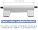 Toilet Seat Parts, Toilet Cover Repair Kit 1150464-0/1109093-0 Hinge Kit Hinges Assembly for Elongated Toilet Seat Compatible with Kohler