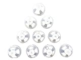 Jungle Care Hearing Aid Ear Piece Open Domes 12mm 10-Pack Comfortable PSAP (Personal Sound Amplifiers Product) Kit Ear Tips Invisible, Perfect for Open Air (Open fit), except for RIC