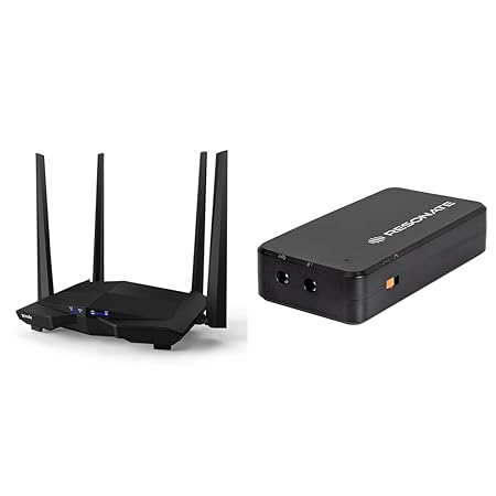 Tenda AC10 AC1200 Wireless Smart Dual-Band Gigabit WiFi Router, MU-MIMO, 4 Gigabit Ports, 867Mbps/5