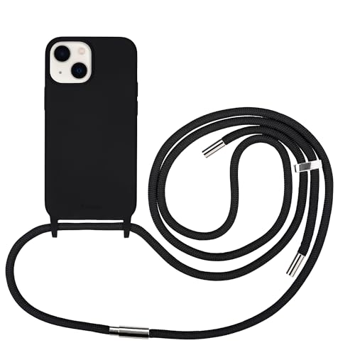 Artwizz HangOn Case für iPhone 13 mini - Robuste Silikon Handykette mit Abnehmbarem Band - Necklace Handyhülle mit Kordel zum Umhängen… – Ansicht 1