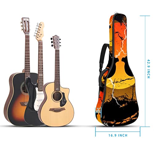 Étui de protection rembourré pour guitare acoustique classique, Multicolore 05, 42.9×16.9×4.7 in, Organiseur de sac - Les Beatles, Paul McCartney, John Lennon, RIngo Starr, George Harrison Étui de protection rembourré pour guitare acoustique classique, Multicolore 05, 42.9x16.9x4.7 in, Organiseur de sac – Image 6