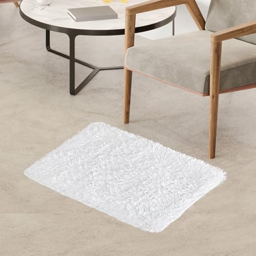 JingZhouYang Alfombra de área 40x60cm, Linda Alfombra de Alfombra Suave Gruesa, Alfombra de Peluche Esponja decoración para...