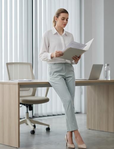 Image of baleaf Women's Golf Pants Work Casual Travel Lightweight