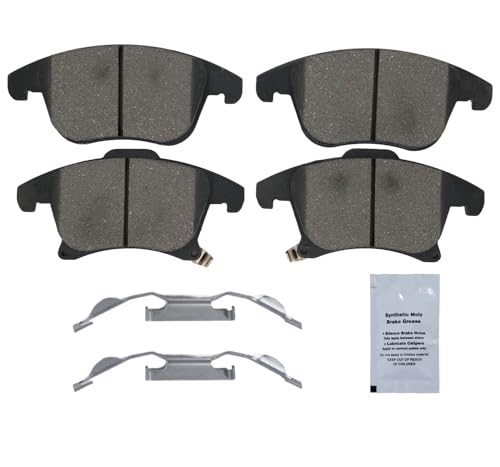 Image of HUSCH D1653 Front Ceramic Brake Pads Kit Fit For Ford Fusion 2013-2016, 2017-2020, For Lincoln MKZ 2013-2020