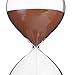 Hourglass Sand Timer Set-60 Minute & 5 Minute Timer Sets -Sand Clock Timers for Room Kitchen Office Decor -Time Management Tool with Wooden Base Stand