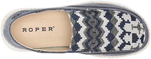Roper Women's Hang Loose Slip On Loafer, Blue, 10 | Image 4